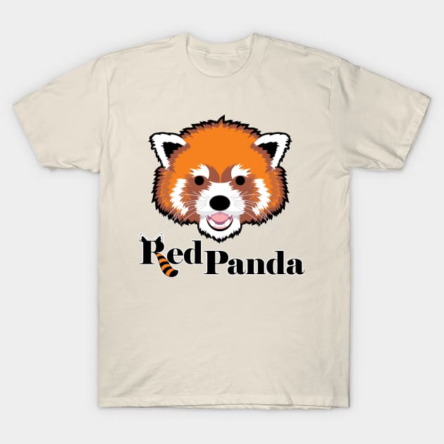 Red Panda T-Shirt by SkeletonAstronaut